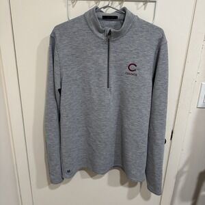 Greyson Colgate University 1/4 Zip Pullover Grey Men's Large Golf Quarter Zip